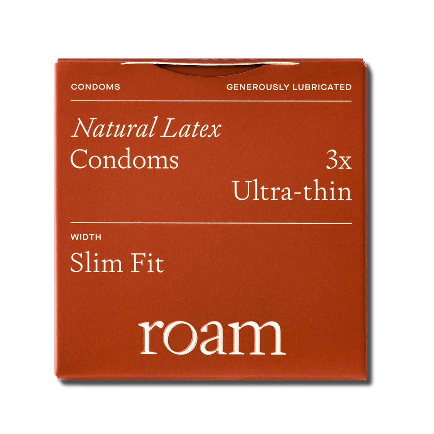 3 x Natural Latex - Ultra Thin - Slim/Large