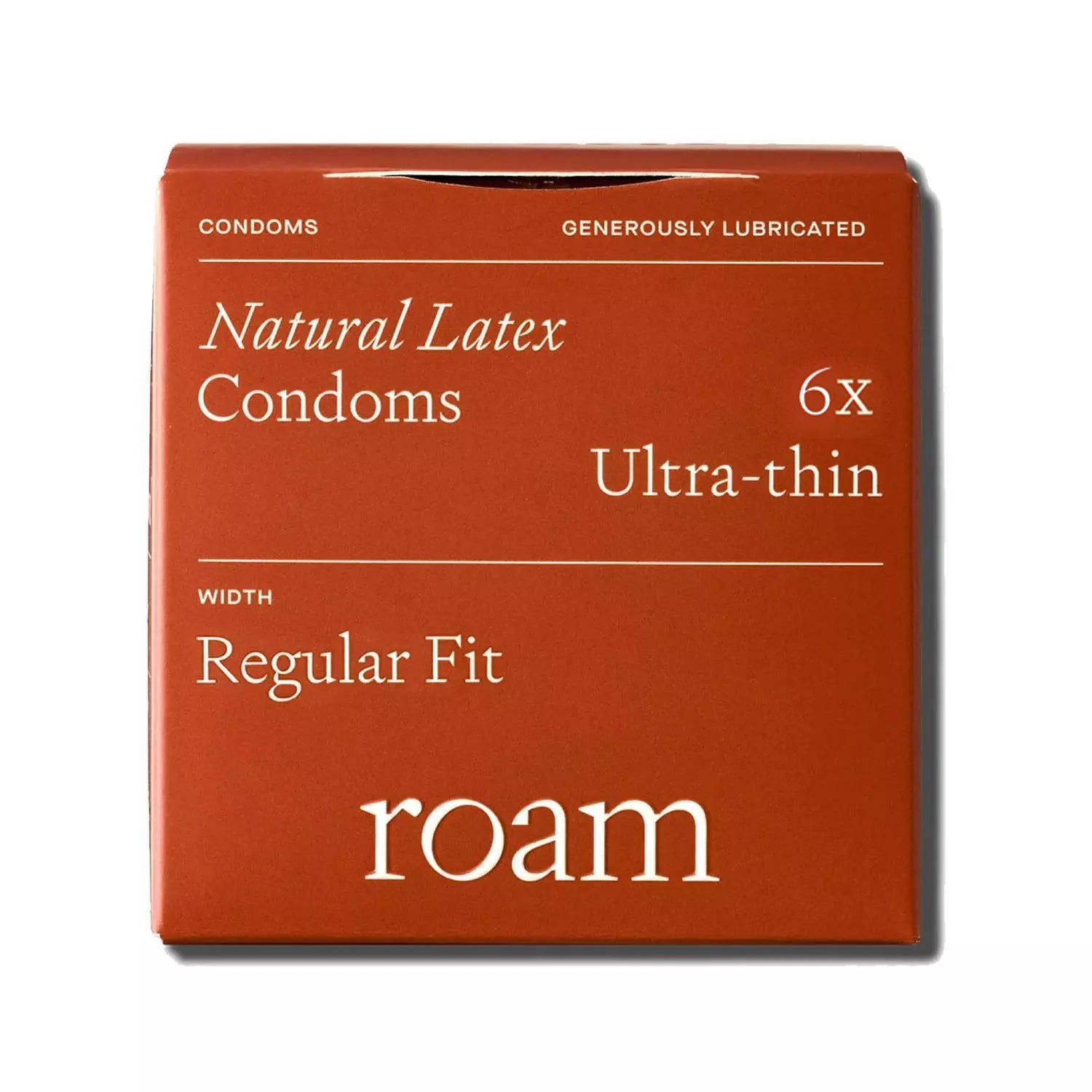 6 x Pack Natural Latex - Ultra Thin - Regular Fit