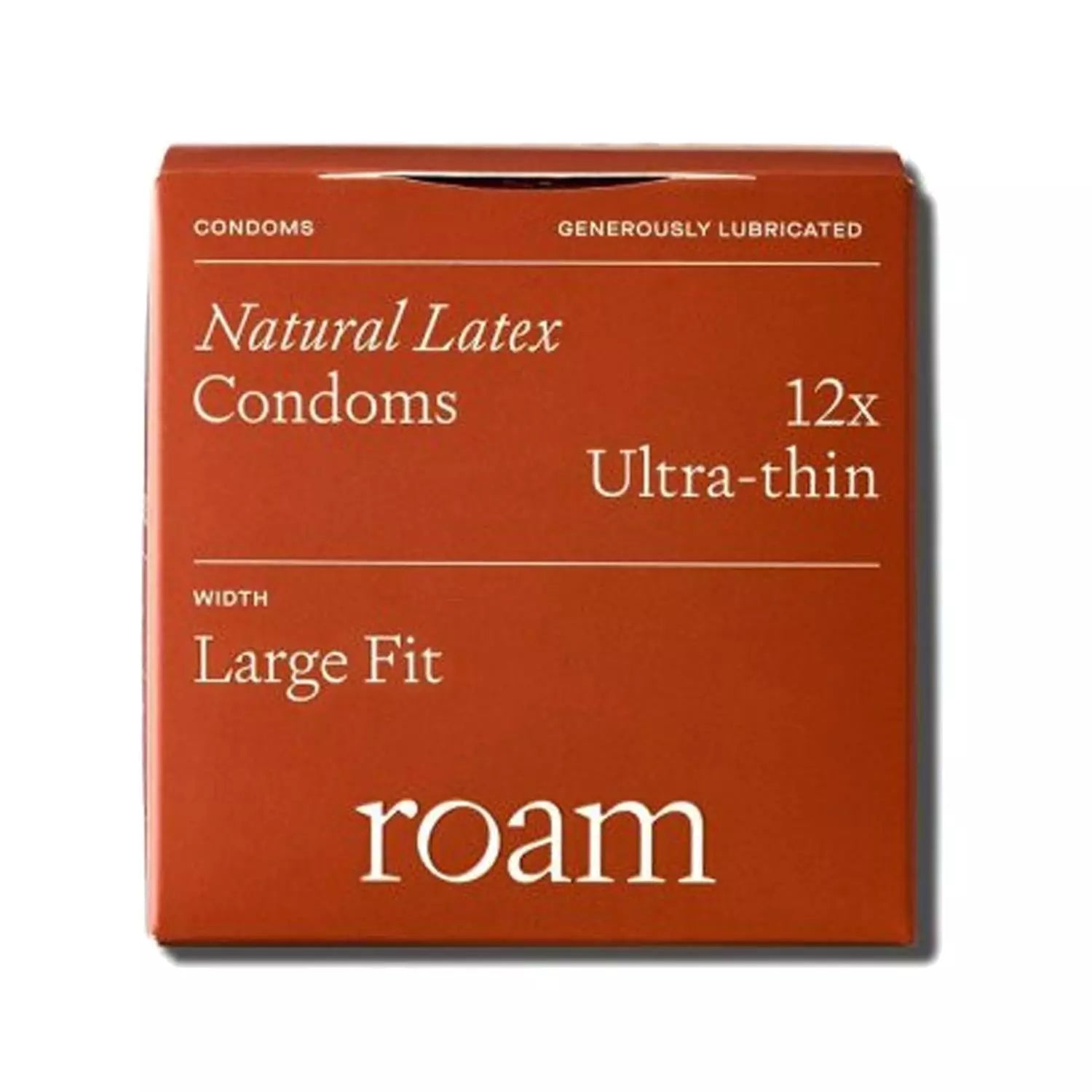 12 x Natural Latex - Ultra Thin - Slim/Regular/Large