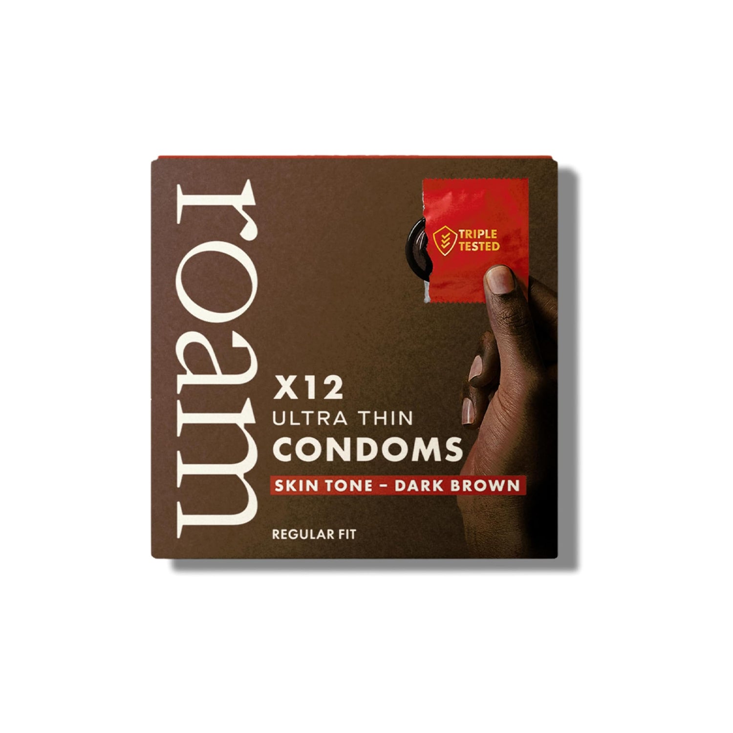 12 x Dark Brown - Ultra Thin - Regular Fit