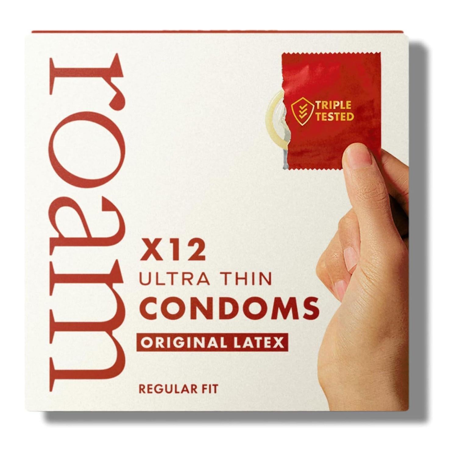 Roam Libido For Him & Premium Latex Condom Bundle Male Vitality Boost Pack