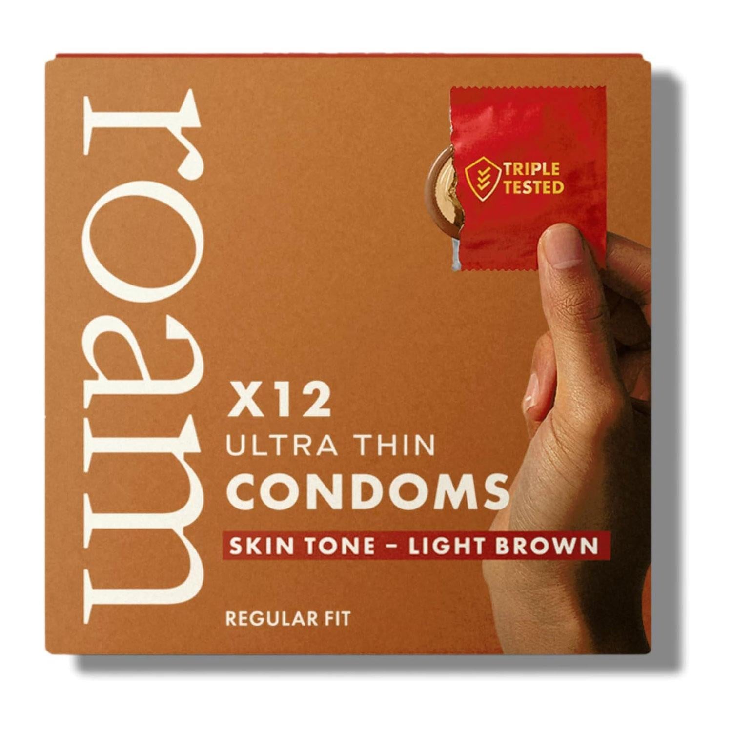 Roam Libido For Him & Light Brown Condom Bundle Male Vitality Energy Support